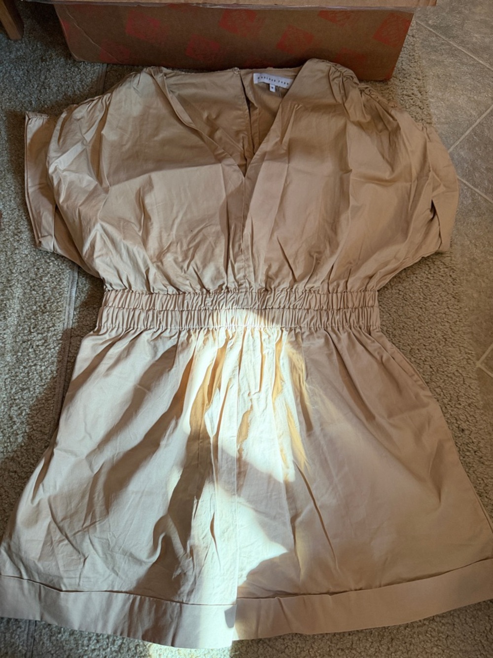 Endless Rose Beige Tan Jumpsuit Romper